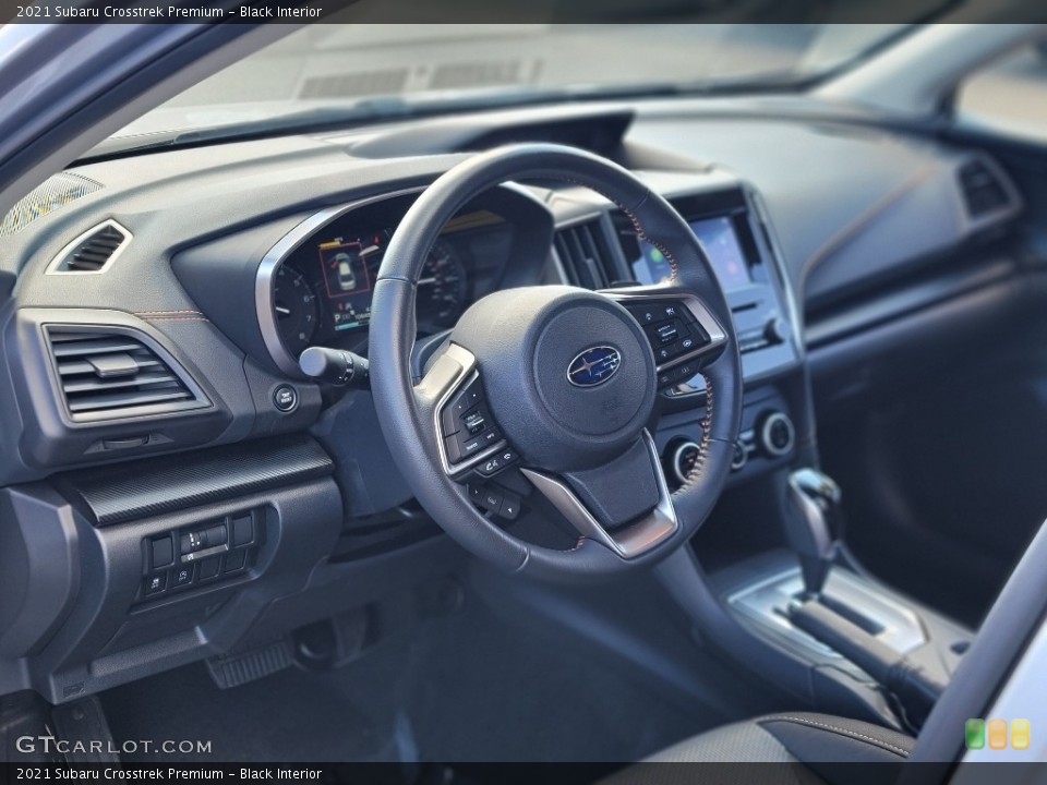 Black Interior Steering Wheel for the 2021 Subaru Crosstrek Premium #142976360