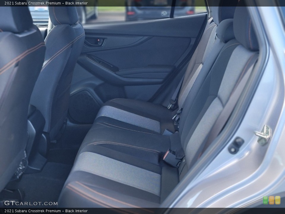 Black Interior Rear Seat for the 2021 Subaru Crosstrek Premium #142976381
