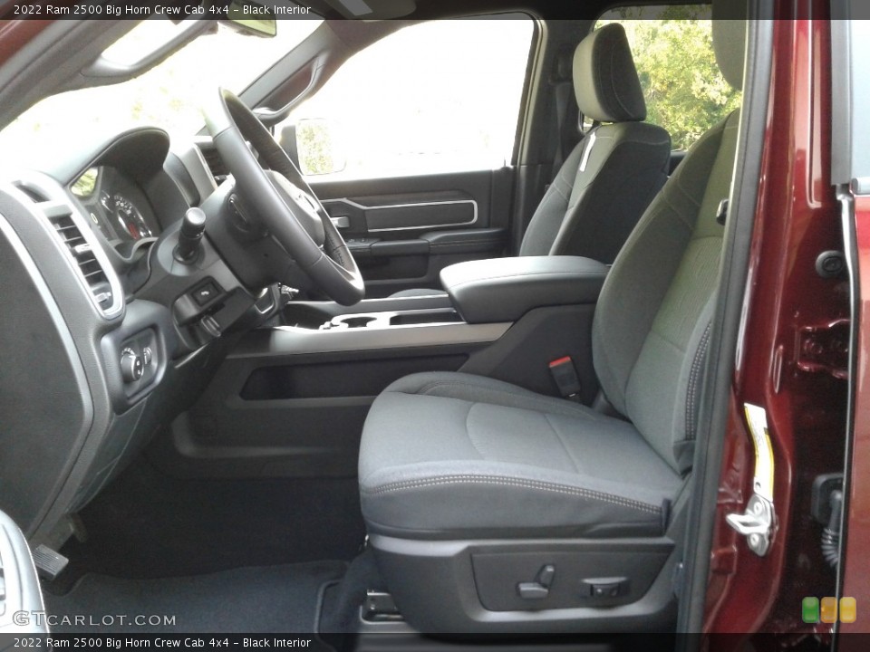 Black Interior Front Seat for the 2022 Ram 2500 Big Horn Crew Cab 4x4 #142976570