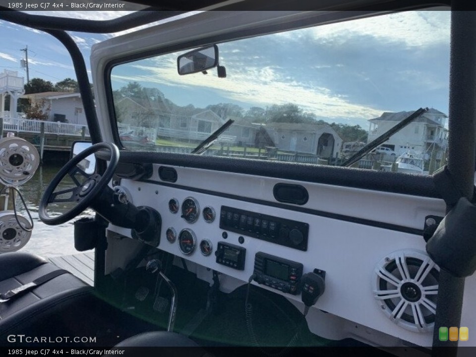 Black/Gray Interior Dashboard for the 1985 Jeep CJ7 4x4 #142977467