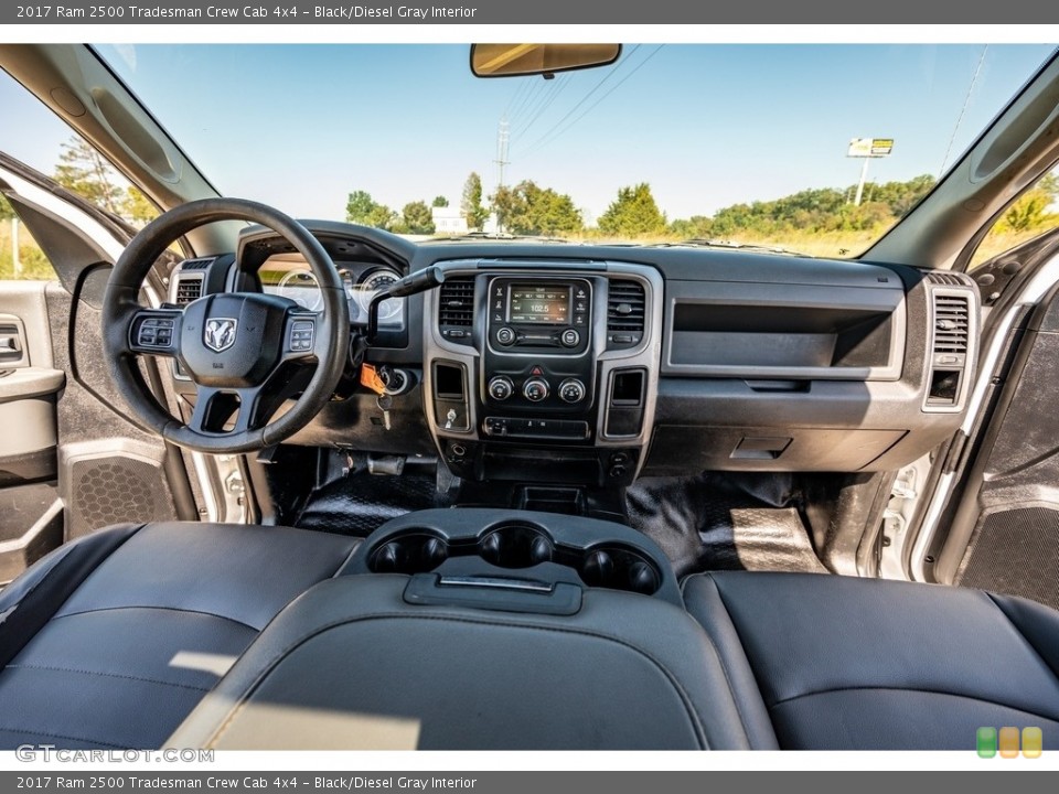 Black/Diesel Gray Interior Photo for the 2017 Ram 2500 Tradesman Crew Cab 4x4 #142978301