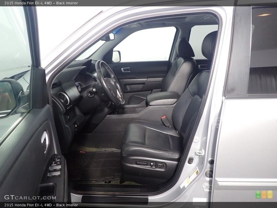 Black Interior Front Seat for the 2015 Honda Pilot EX-L 4WD #142981758