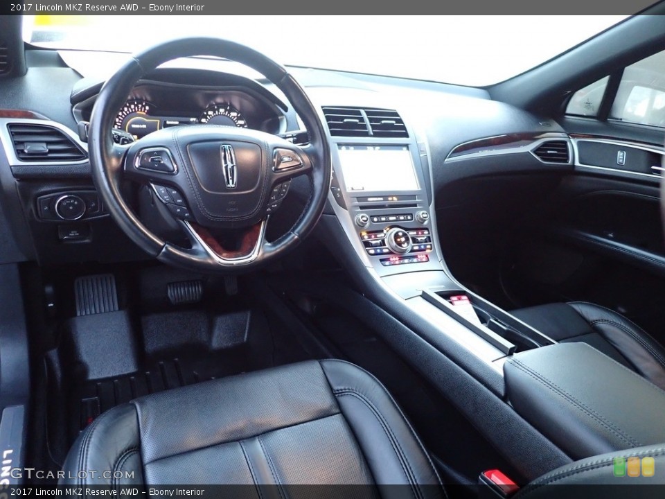 Ebony Interior Photo for the 2017 Lincoln MKZ Reserve AWD #142987344