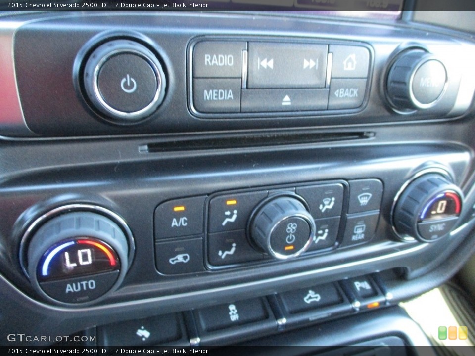 Jet Black Interior Controls for the 2015 Chevrolet Silverado 2500HD LTZ Double Cab #142989444