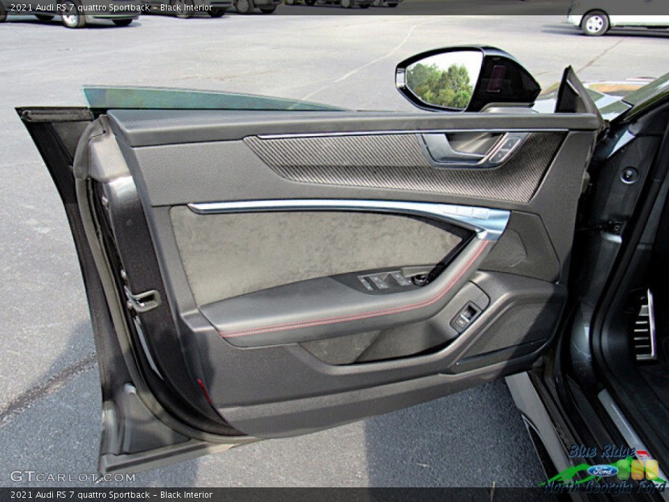 Black Interior Door Panel for the 2021 Audi RS 7 quattro Sportback #142990973