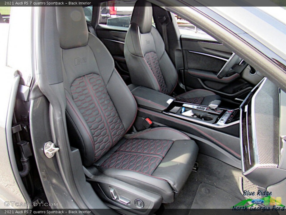 Black Interior Front Seat for the 2021 Audi RS 7 quattro Sportback #142991030