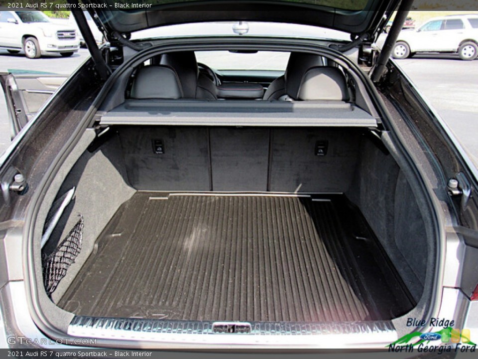 Black Interior Trunk for the 2021 Audi RS 7 quattro Sportback #142991069
