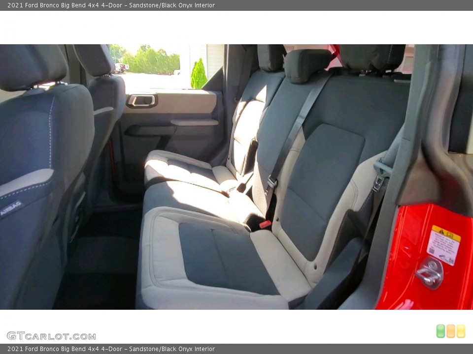 Sandstone/Black Onyx Interior Rear Seat for the 2021 Ford Bronco Big Bend 4x4 4-Door #142991906