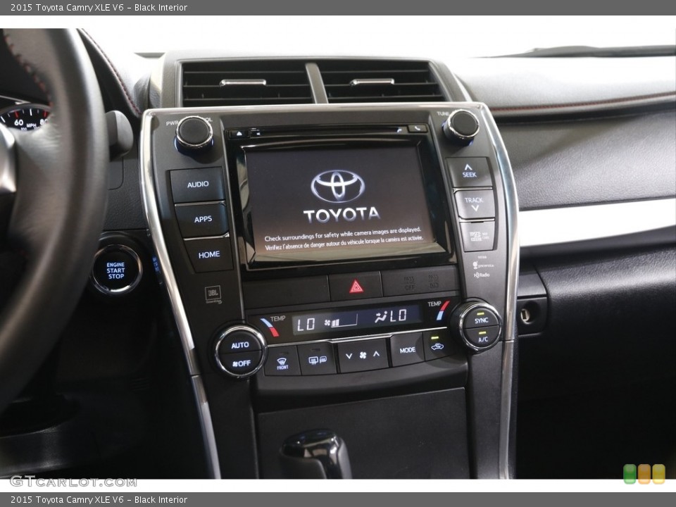 Black Interior Controls for the 2015 Toyota Camry XLE V6 #142992613