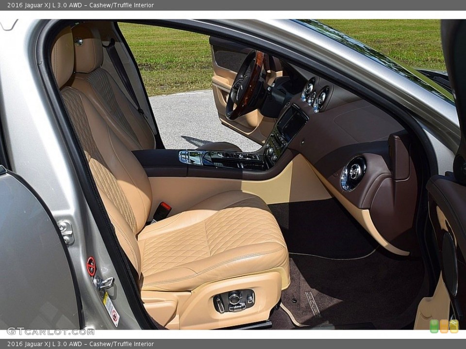 Cashew/Truffle Interior Front Seat for the 2016 Jaguar XJ L 3.0 AWD #142994395