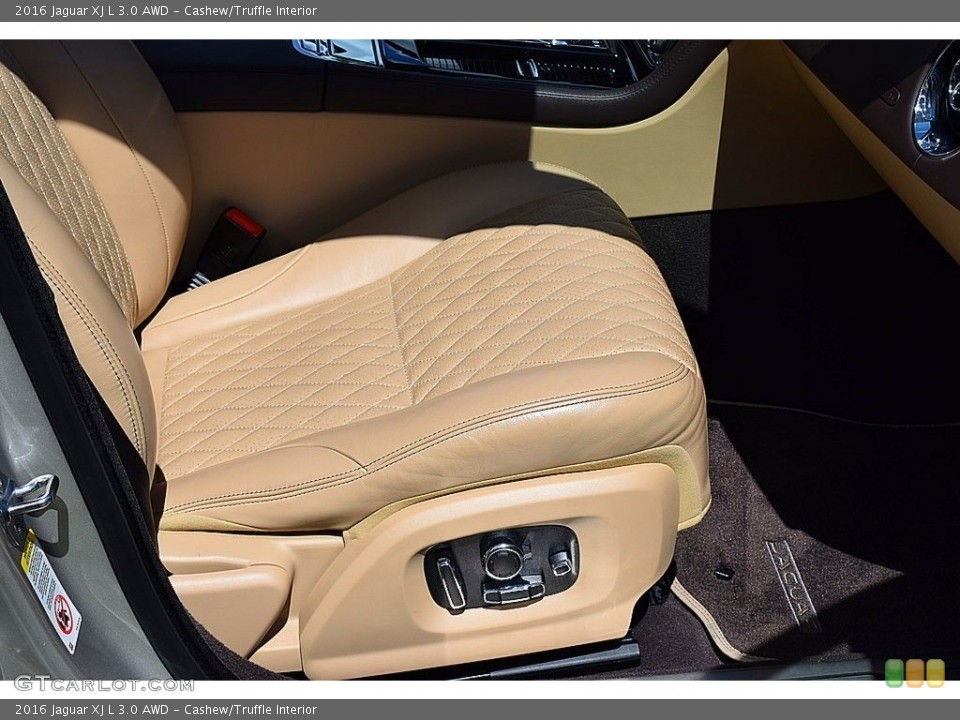 Cashew/Truffle Interior Front Seat for the 2016 Jaguar XJ L 3.0 AWD #142994410