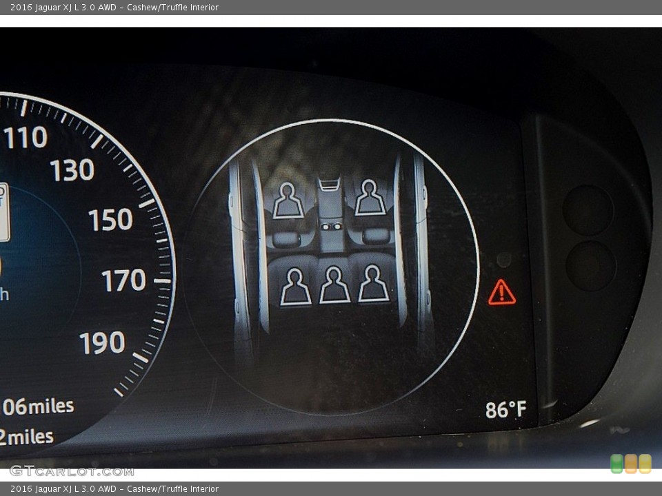 Cashew/Truffle Interior Gauges for the 2016 Jaguar XJ L 3.0 AWD #142994847