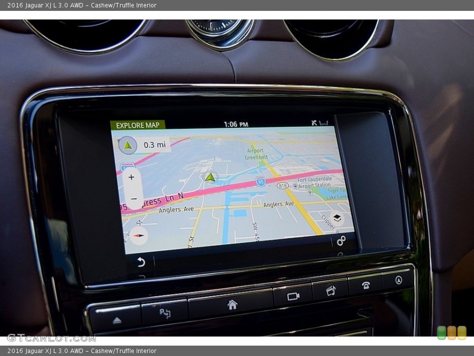 Cashew/Truffle Interior Navigation for the 2016 Jaguar XJ L 3.0 AWD #142994974