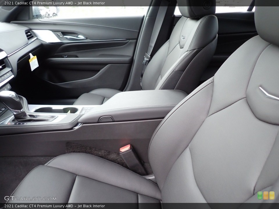Jet Black Interior Front Seat for the 2021 Cadillac CT4 Premium Luxury AWD #142996696