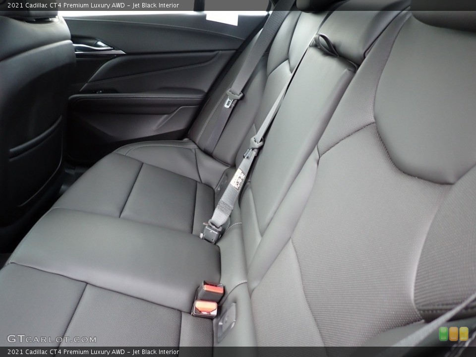 Jet Black Interior Rear Seat for the 2021 Cadillac CT4 Premium Luxury AWD #142996711