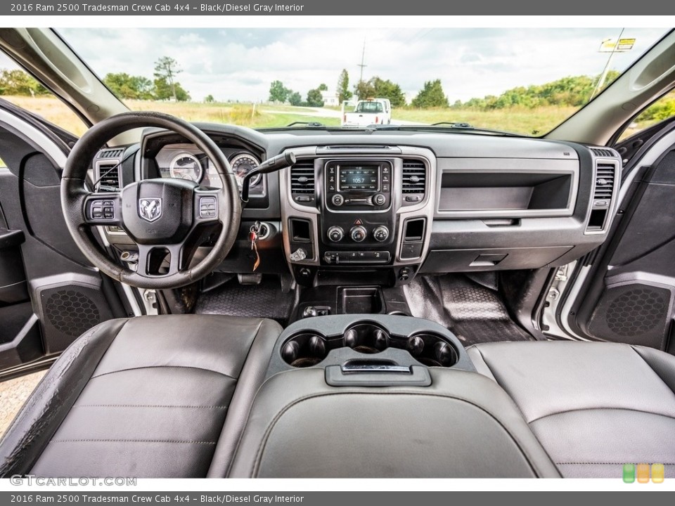 Black/Diesel Gray Interior Prime Interior for the 2016 Ram 2500 Tradesman Crew Cab 4x4 #142998418