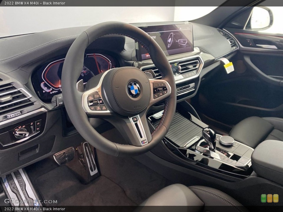 Black 2022 BMW X4 Interiors