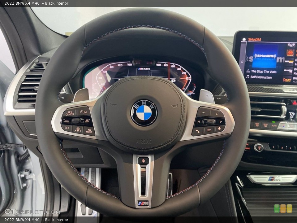 Black Interior Steering Wheel for the 2022 BMW X4 M40i #143002975