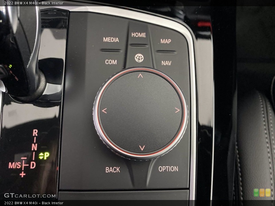 Black Interior Controls for the 2022 BMW X4 M40i #143003137