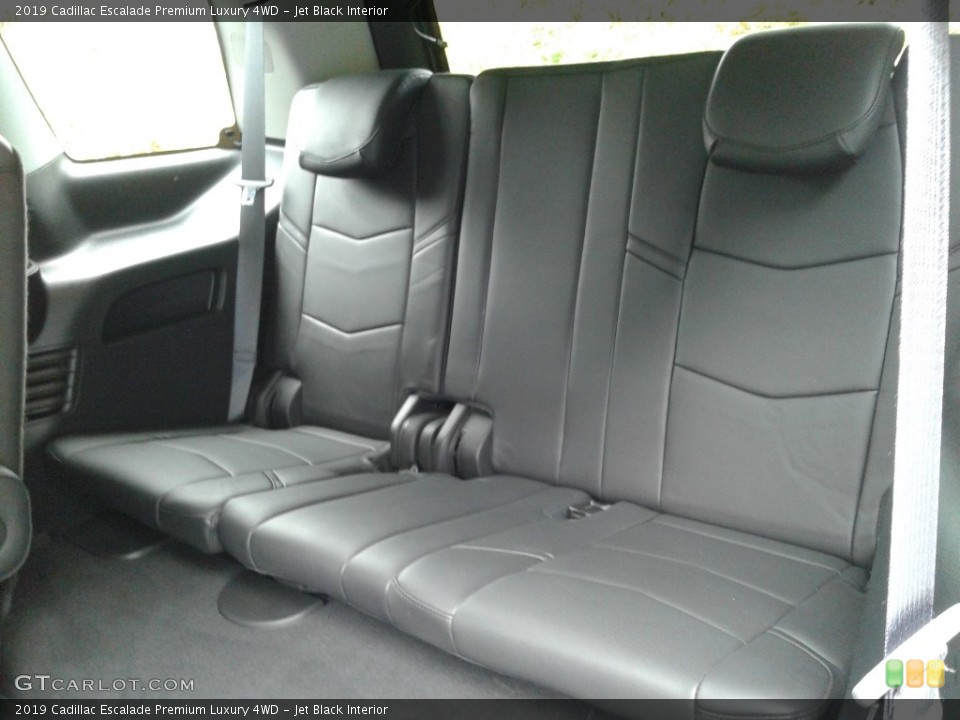 Jet Black Interior Rear Seat for the 2019 Cadillac Escalade Premium Luxury 4WD #143003920