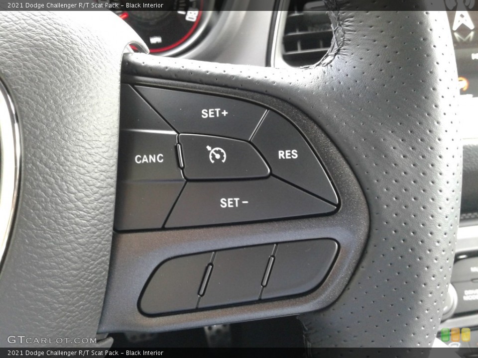 Black Interior Steering Wheel for the 2021 Dodge Challenger R/T Scat Pack #143004472