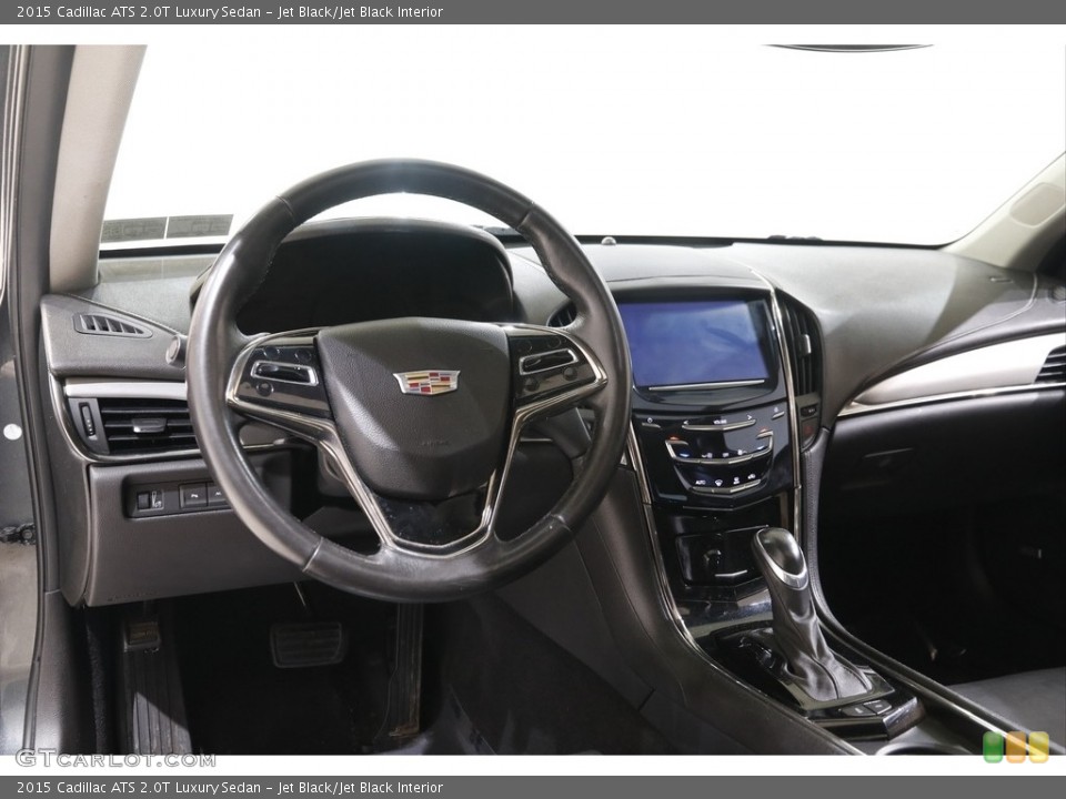 Jet Black/Jet Black Interior Dashboard for the 2015 Cadillac ATS 2.0T Luxury Sedan #143006702