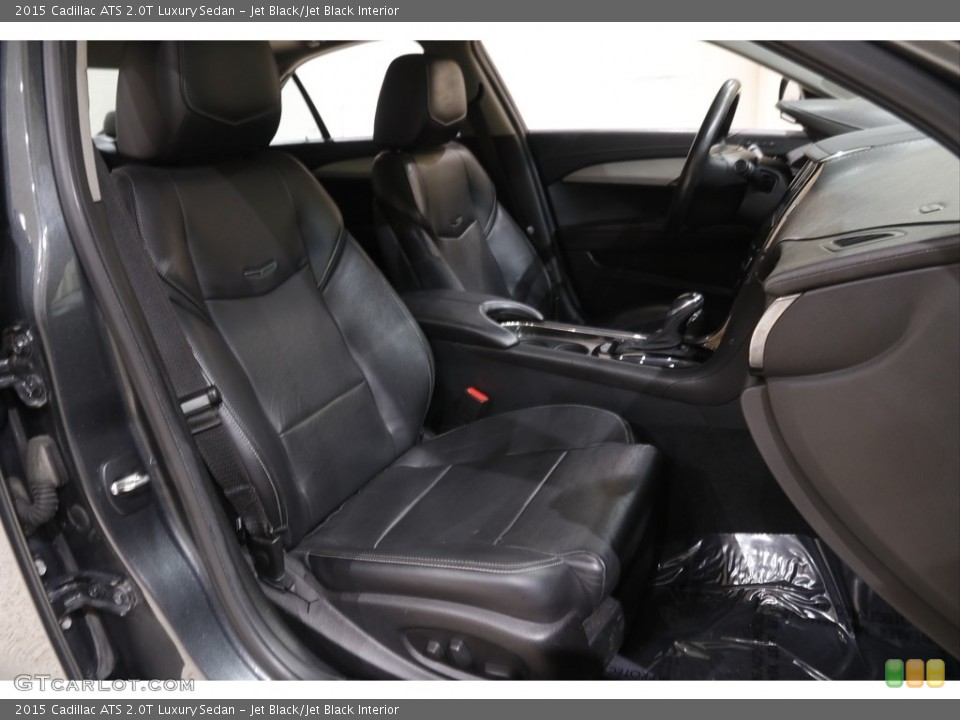 Jet Black/Jet Black Interior Front Seat for the 2015 Cadillac ATS 2.0T Luxury Sedan #143006903