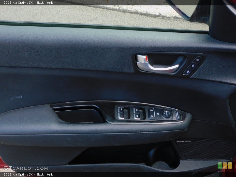 Black Interior Door Panel for the 2018 Kia Optima SX #143008922