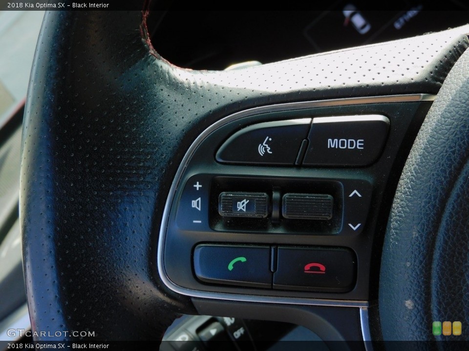 Black Interior Steering Wheel for the 2018 Kia Optima SX #143009069