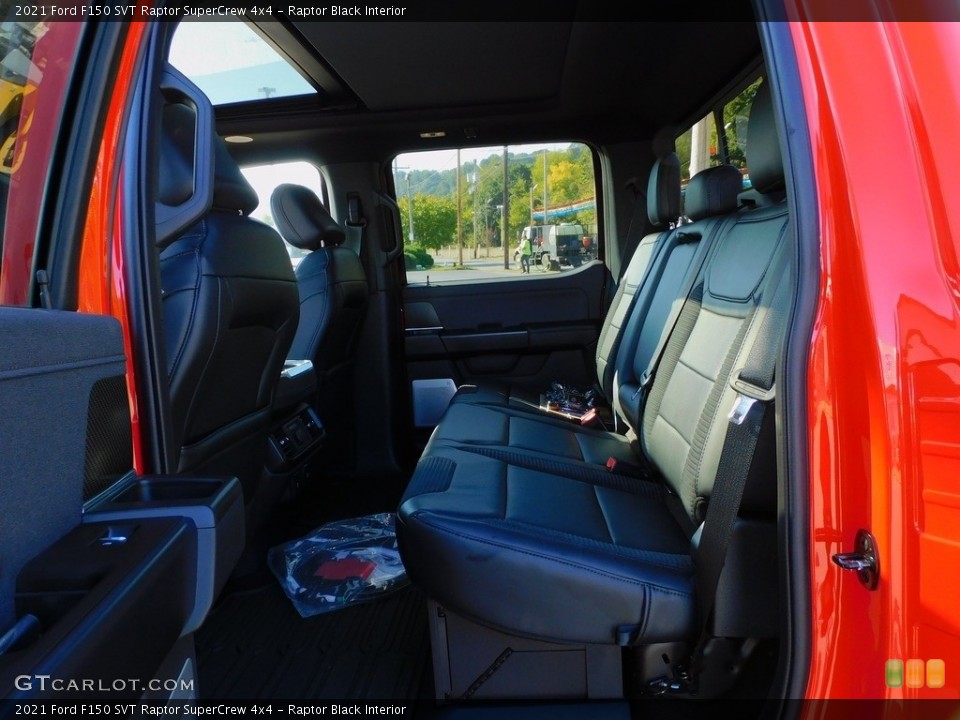 Raptor Black Interior Rear Seat for the 2021 Ford F150 SVT Raptor SuperCrew 4x4 #143010503
