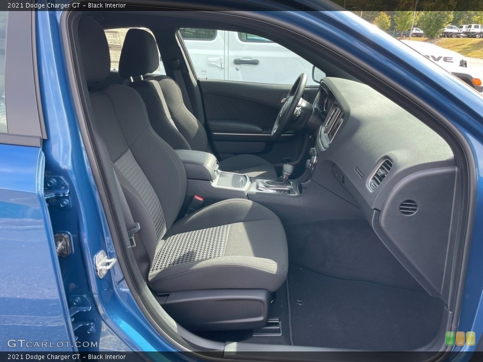 Black Interior Front Seat for the 2021 Dodge Charger GT #143010707