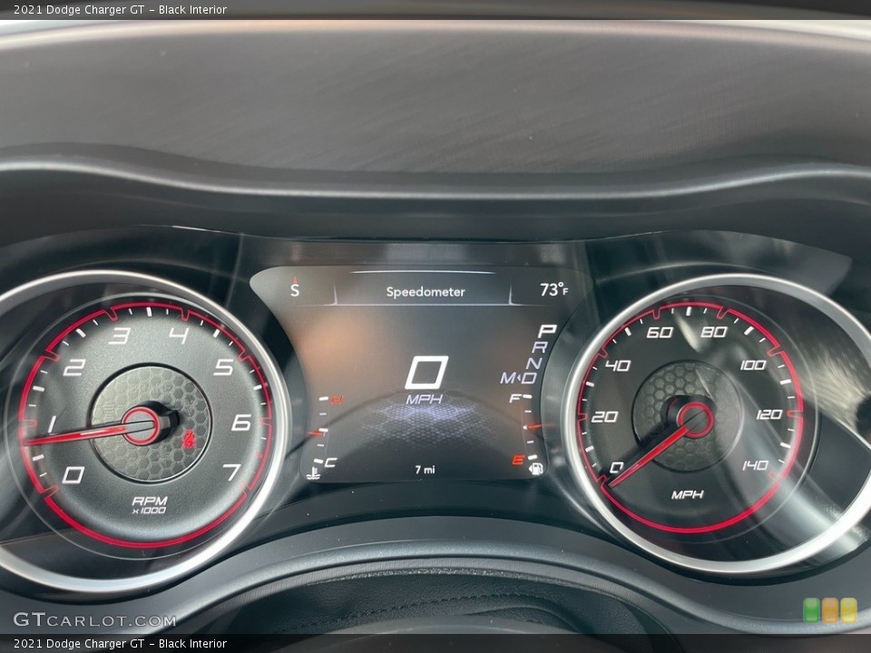 Black Interior Gauges for the 2021 Dodge Charger GT #143010815