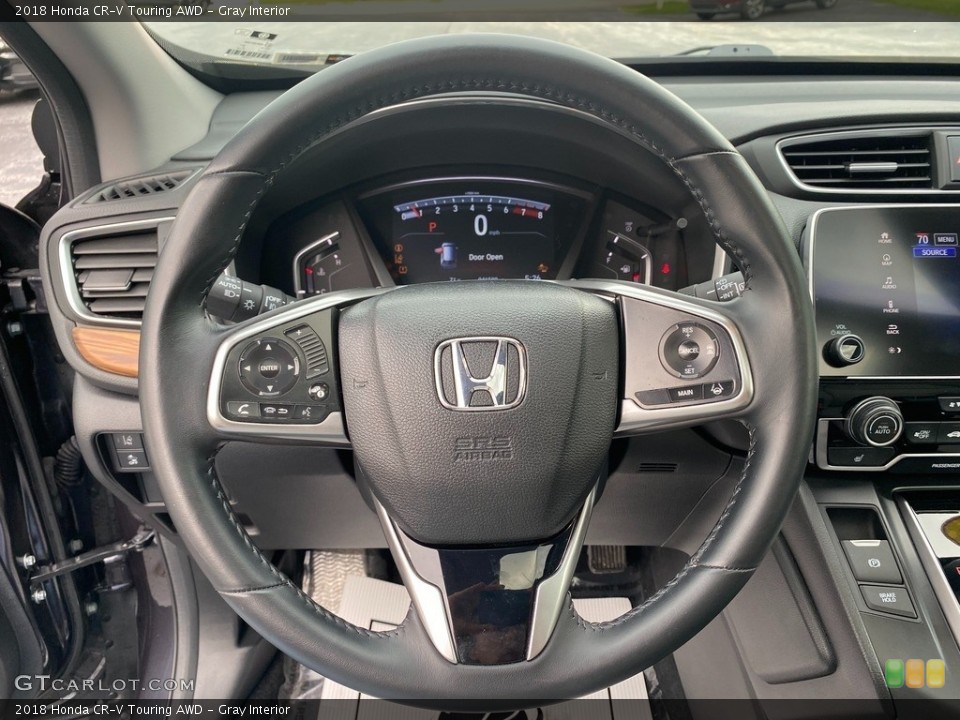 Gray Interior Steering Wheel for the 2018 Honda CR-V Touring AWD #143011647