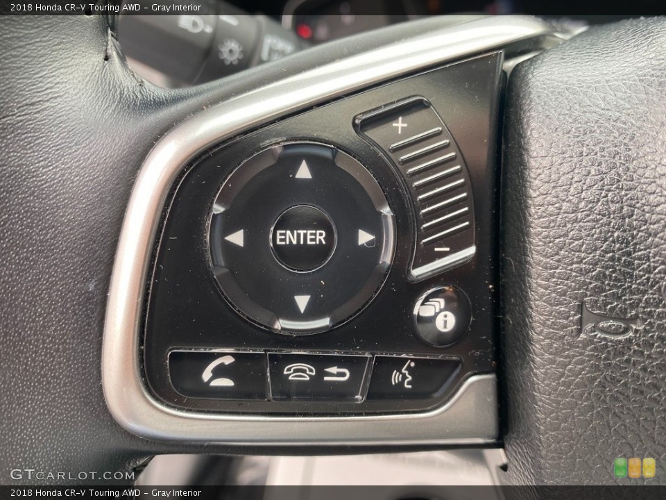 Gray Interior Controls for the 2018 Honda CR-V Touring AWD #143011668