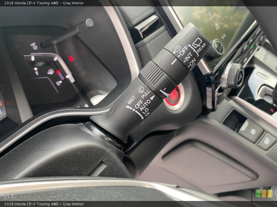 Gray Interior Controls for the 2018 Honda CR-V Touring AWD #143011704