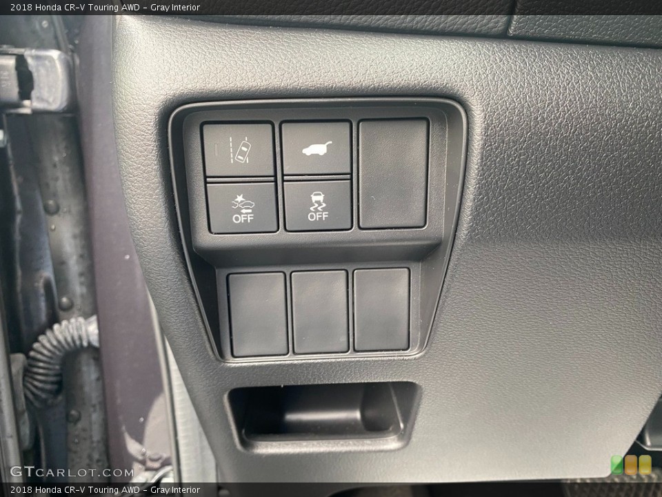 Gray Interior Controls for the 2018 Honda CR-V Touring AWD #143011716