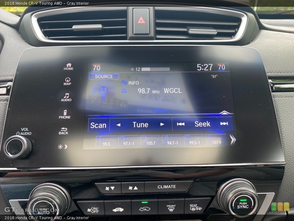 Gray Interior Audio System for the 2018 Honda CR-V Touring AWD #143011731