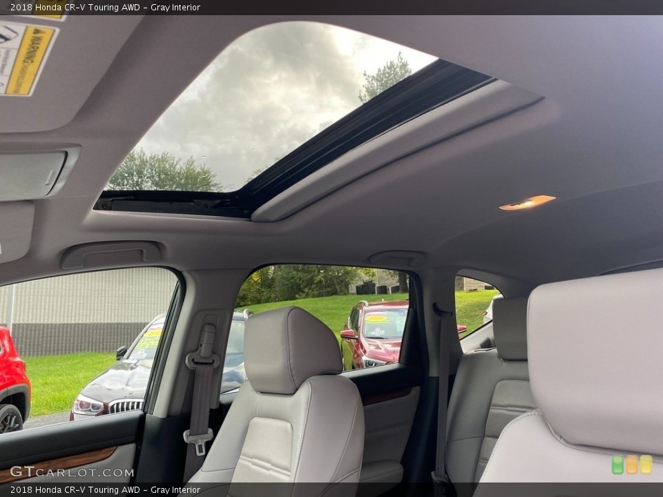 Gray Interior Sunroof for the 2018 Honda CR-V Touring AWD #143011803