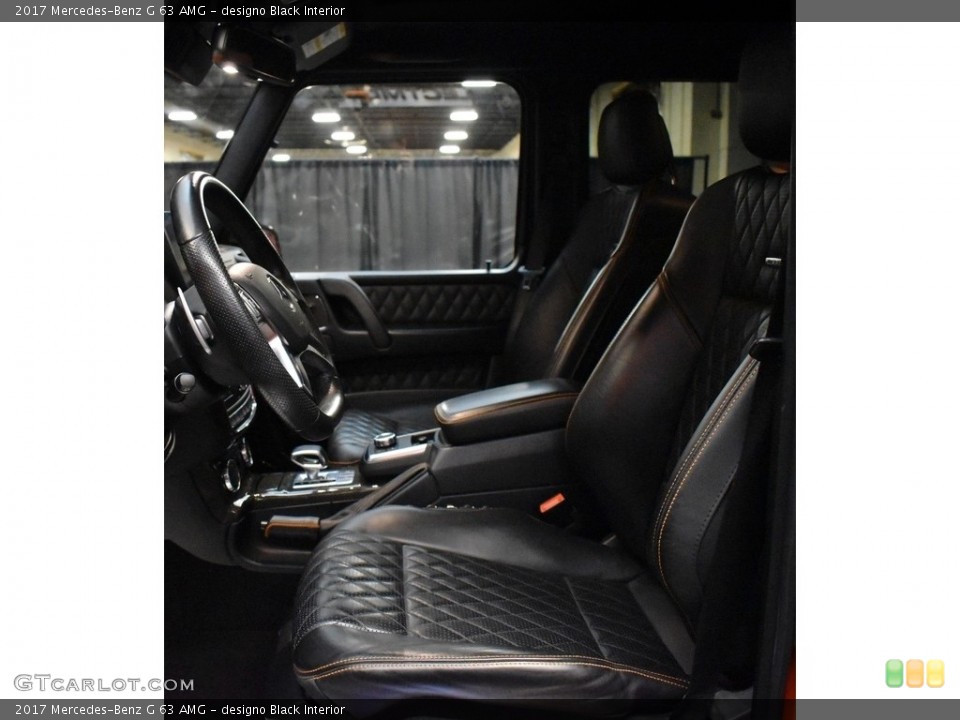 designo Black 2017 Mercedes-Benz G Interiors