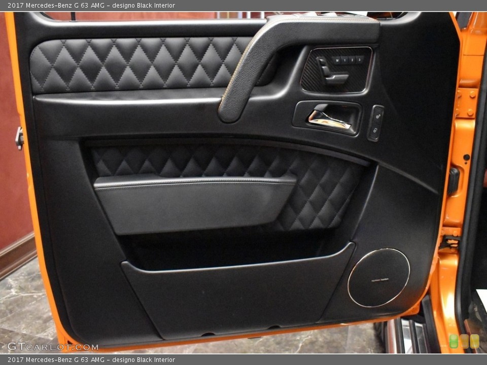 designo Black Interior Door Panel for the 2017 Mercedes-Benz G 63 AMG #143012893