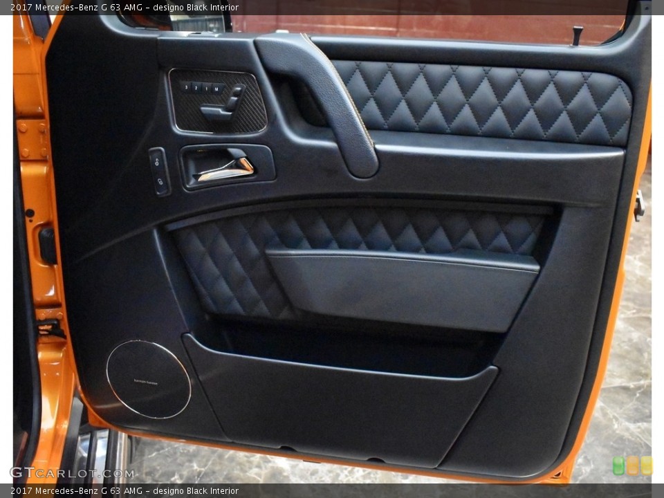 designo Black Interior Door Panel for the 2017 Mercedes-Benz G 63 AMG #143012917