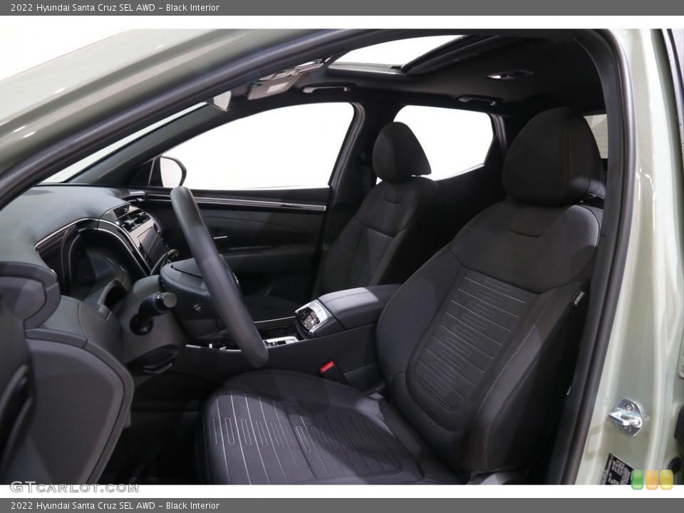 Black Interior Front Seat for the 2022 Hyundai Santa Cruz SEL AWD #143013211
