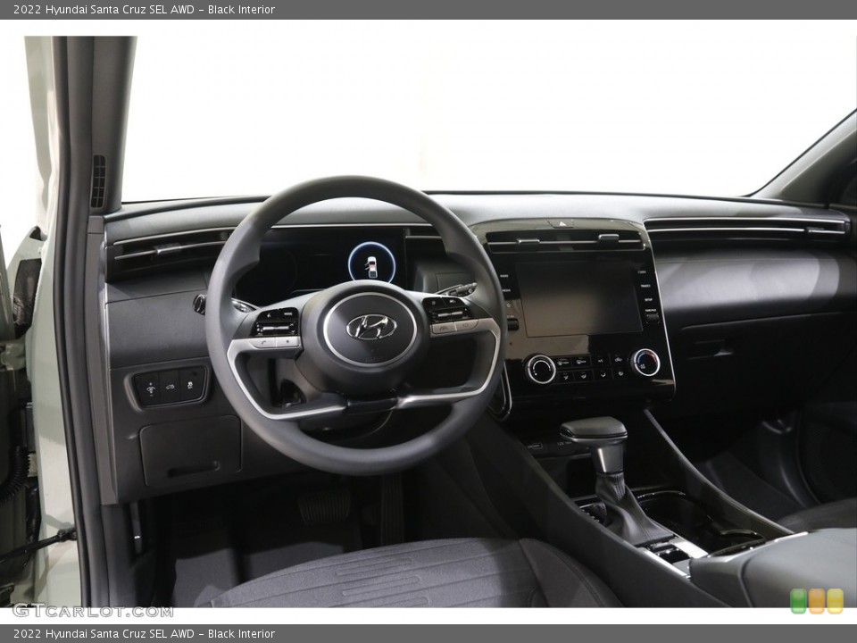 Black Interior Dashboard for the 2022 Hyundai Santa Cruz SEL AWD #143013235