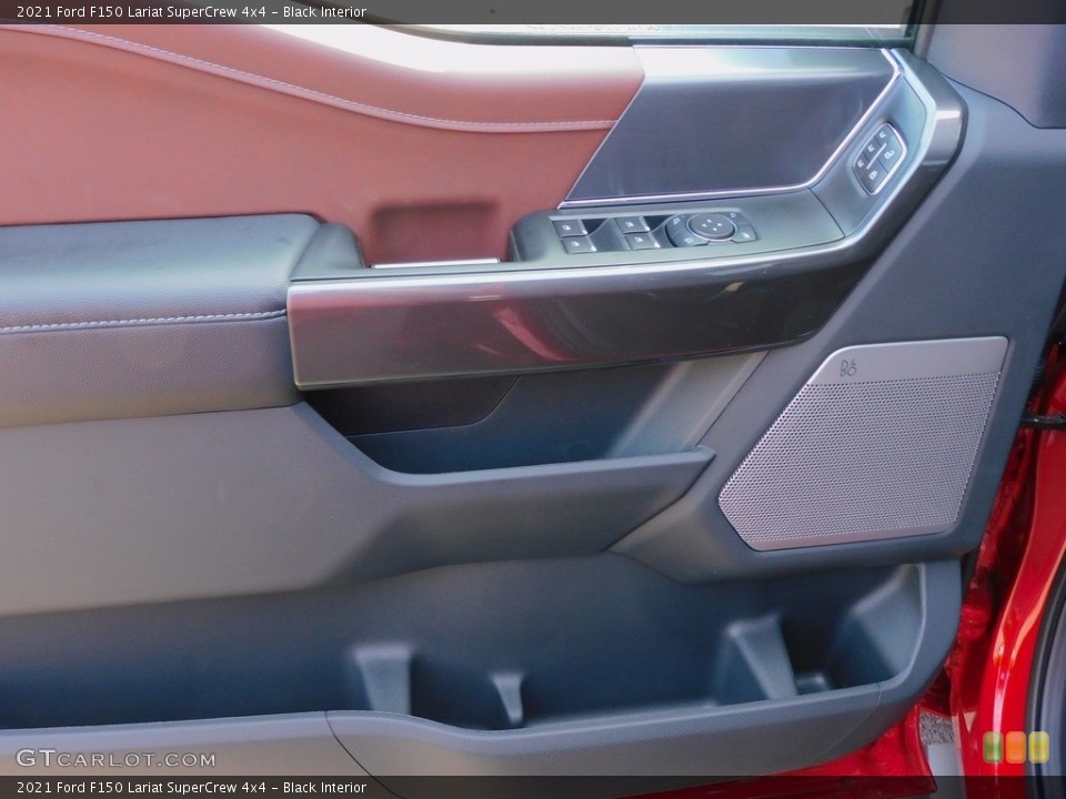 Black Interior Door Panel for the 2021 Ford F150 Lariat SuperCrew 4x4 #143013685