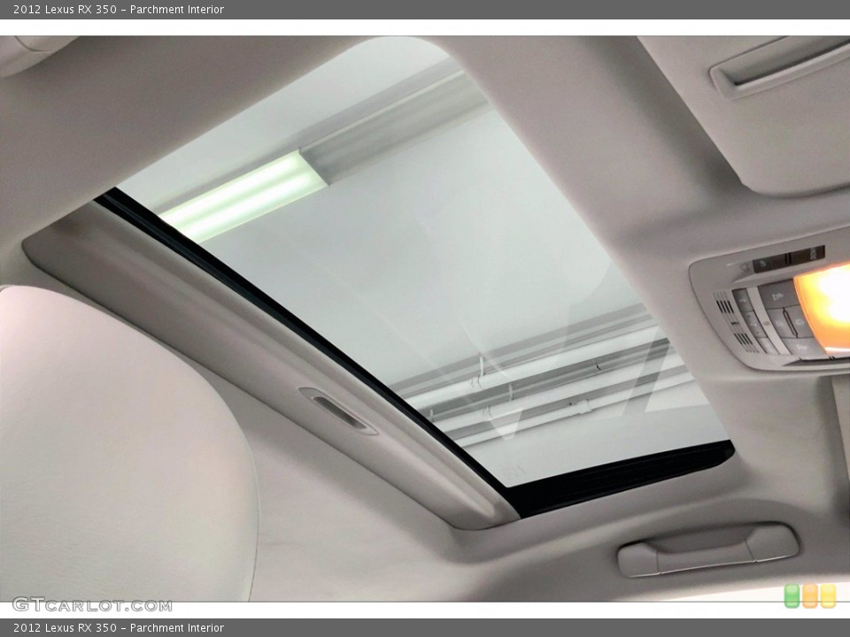 Parchment Interior Sunroof for the 2012 Lexus RX 350 #143014951