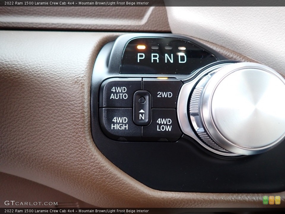 Mountain Brown/Light Frost Beige Interior Transmission for the 2022 Ram 1500 Laramie Crew Cab 4x4 #143015728