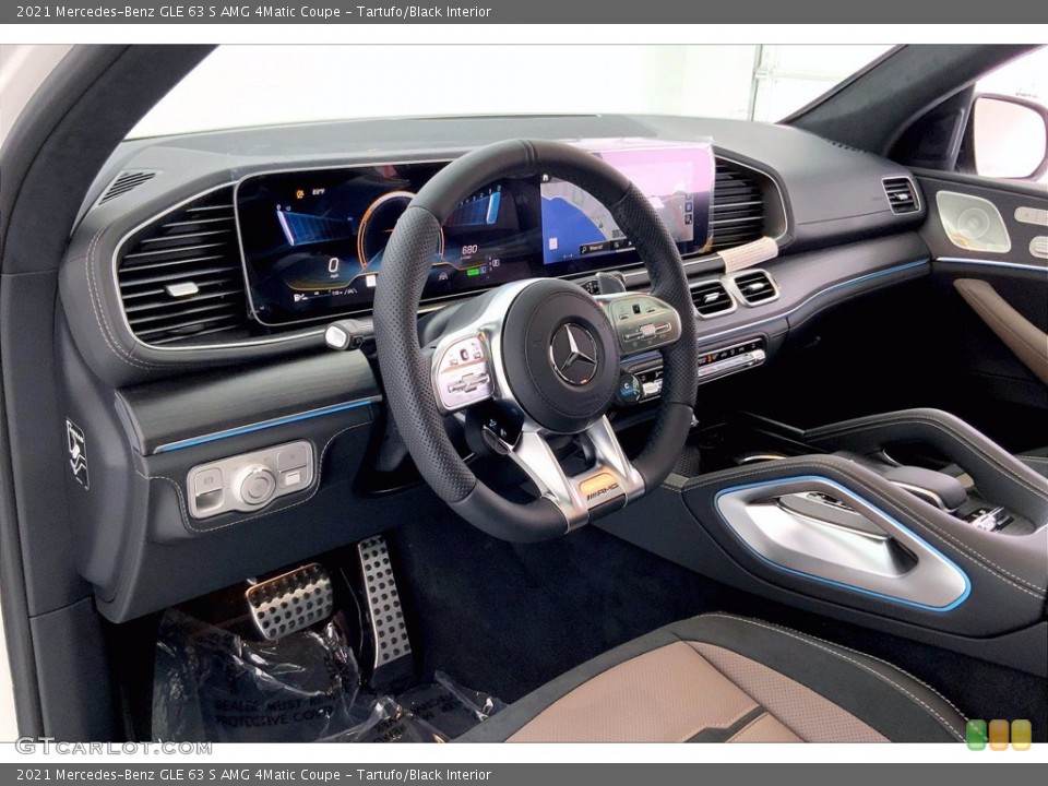 Tartufo/Black Interior Dashboard for the 2021 Mercedes-Benz GLE 63 S AMG 4Matic Coupe #143015953