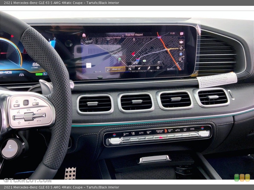 Tartufo/Black Interior Navigation for the 2021 Mercedes-Benz GLE 63 S AMG 4Matic Coupe #143016031