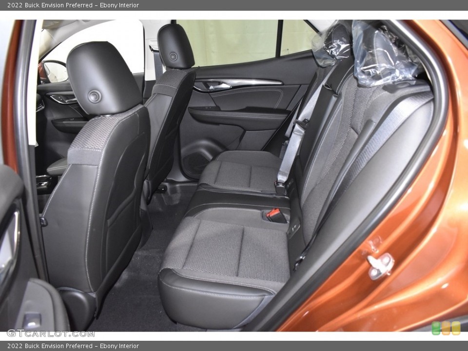 Ebony Interior Rear Seat for the 2022 Buick Envision Preferred #143017397