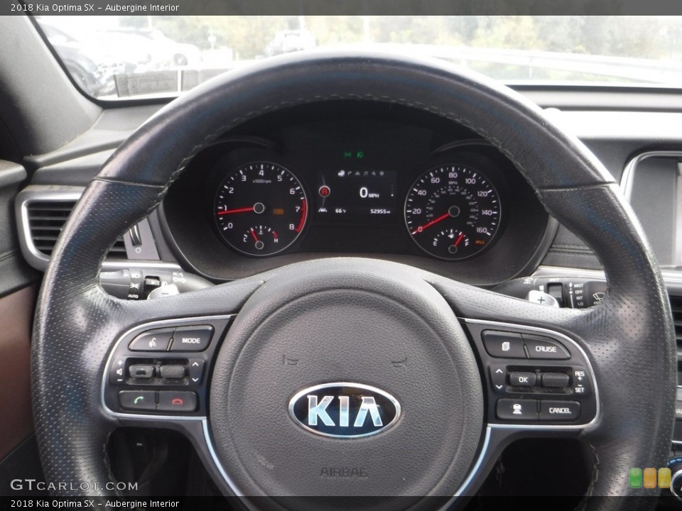 Aubergine Interior Steering Wheel for the 2018 Kia Optima SX #143018528